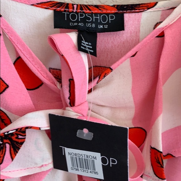 New! TOPSHOP sweet & sexy crop cami blouse size 8 - Picture 4 of 8